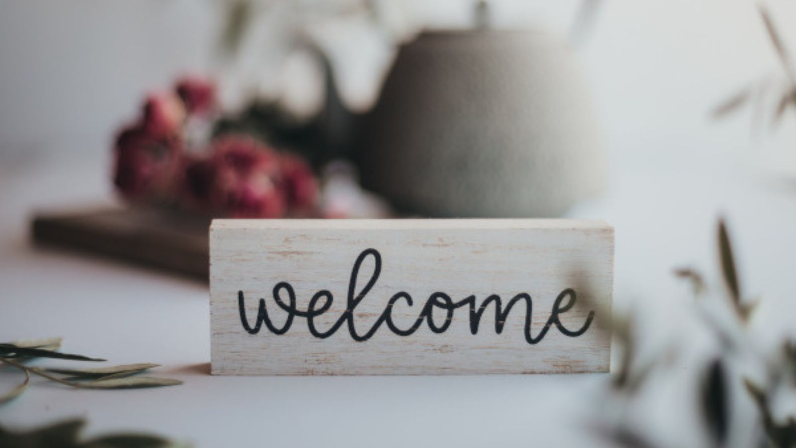 welcome sign
